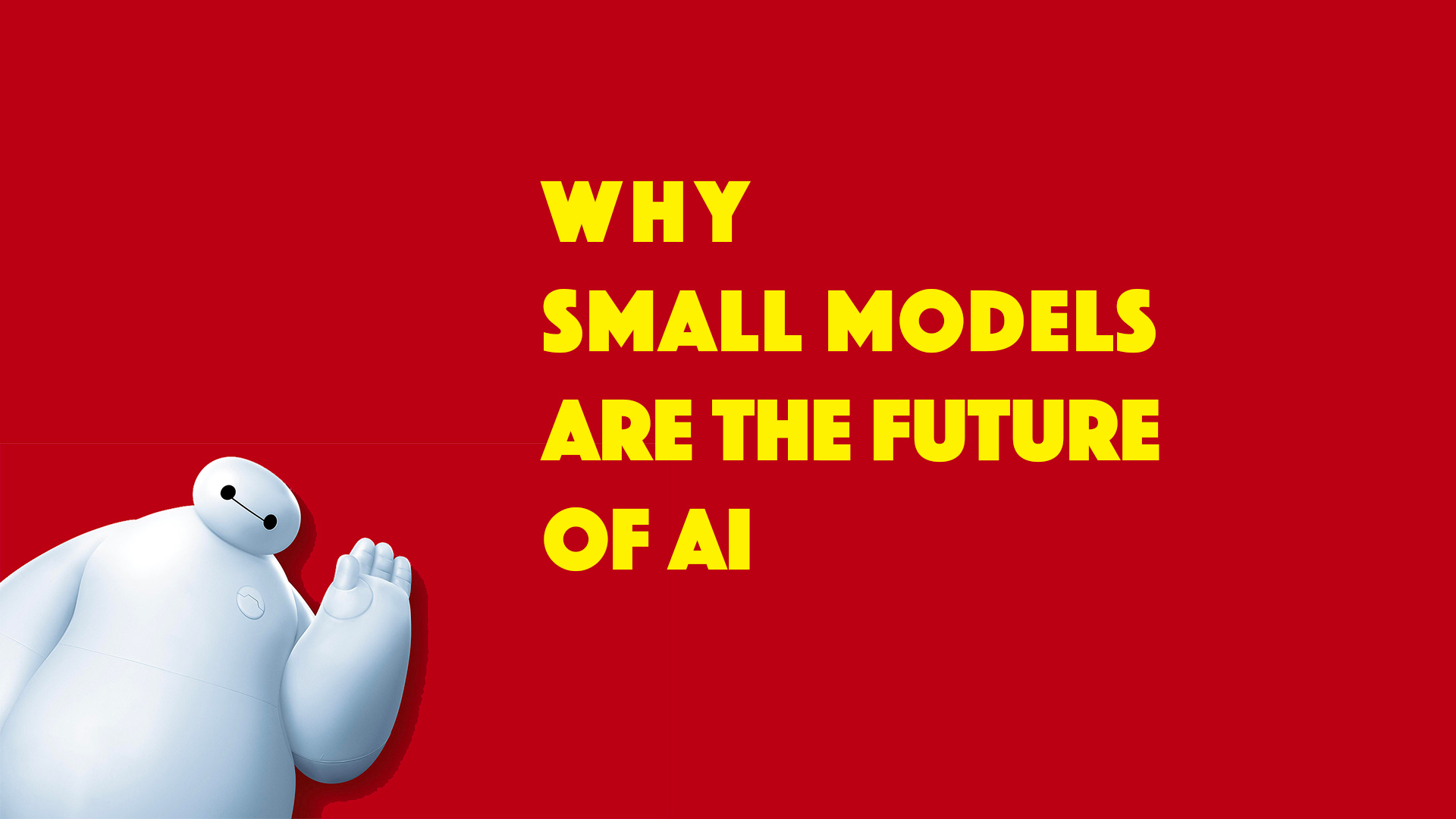 Why Small Models are the Future of AI